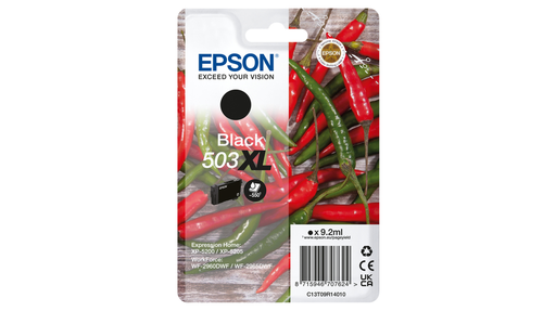 Cartouche d'encre Epson 503XL / C13T09R14010 noire XL, 550 pages