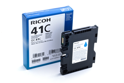 Cartouche d'encre Ricoh GC41C / 405762 cyan
