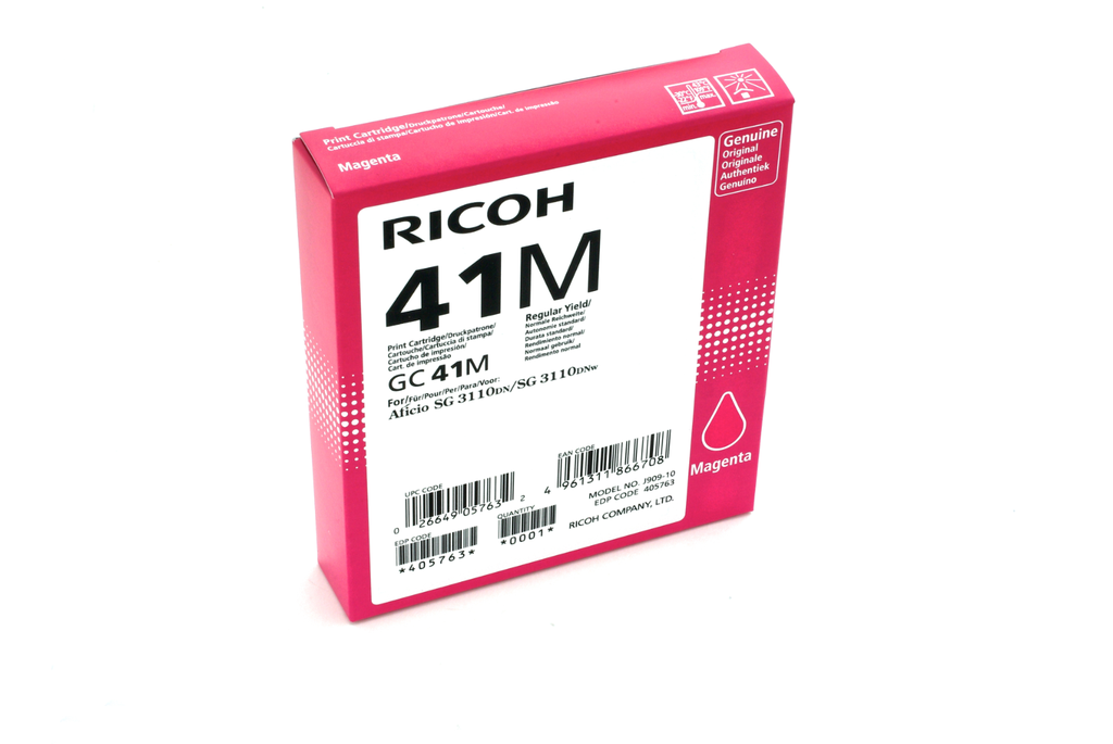 Tintenpatrone Ricoh GC41M / 405763 Magenta
