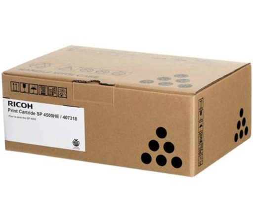 Toner Ricoh SP4500HC / 407318 Schwarz, 12.000 Seiten