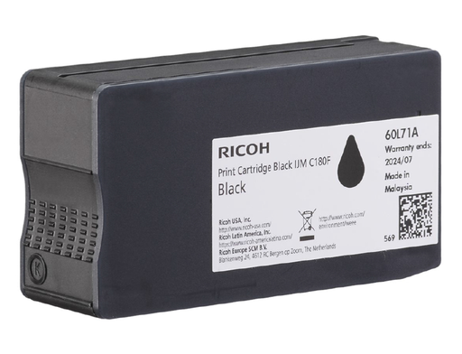 Cartouche d'encre Ricoh C180BK / 408517 noire, 2 000 pages