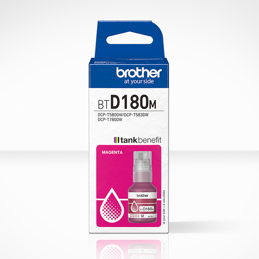 Brother BT-D180M / BTD180M magenta ink bottle, 5,000 pages