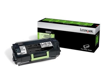 Toner Lexmark 522H / 52D2H00 noir XL, 25 000 pages