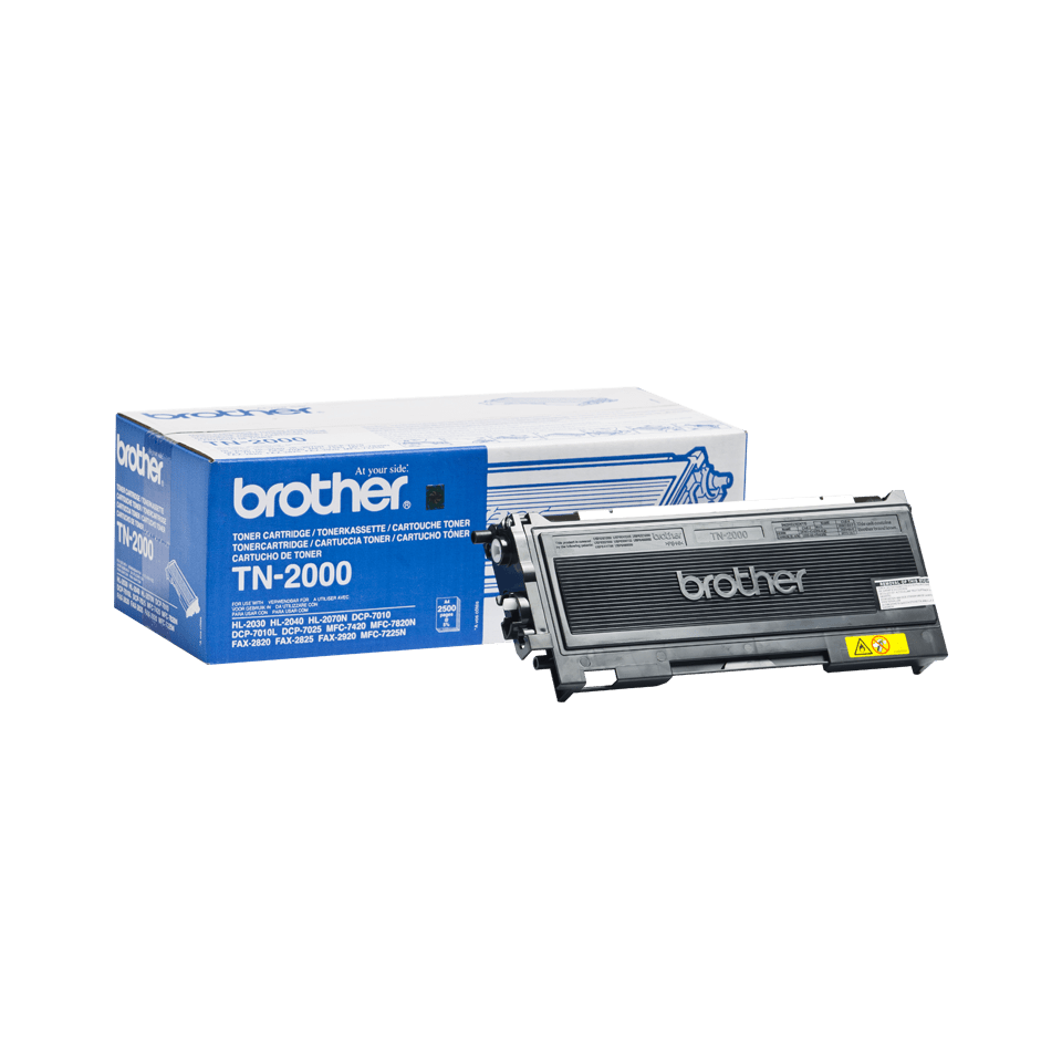 Brother Toner TN-2000 / TN2000 Schwarz, 2.500 Seiten