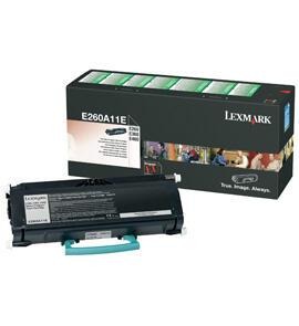 Toner Lexmark E260A11E noir, 3 500 pages