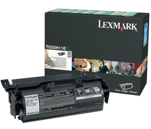 Toner Lexmark T650H11E Schwarz XL, 25.000 Seiten