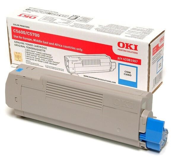 OKI 43381907 cyan toner