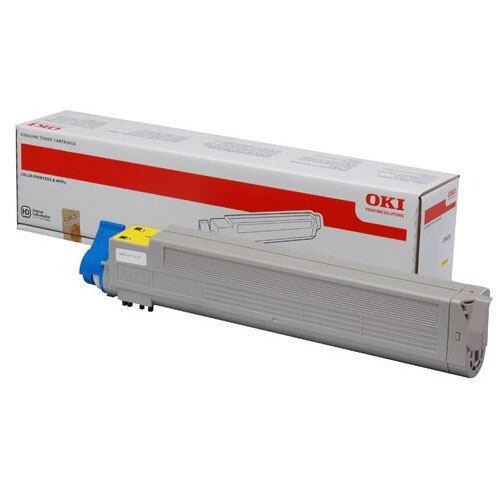 Toner OKI 43837129 jaune, 22 000 pages