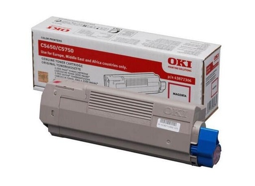 OKI 43872306 magenta toner, 2,000 pages