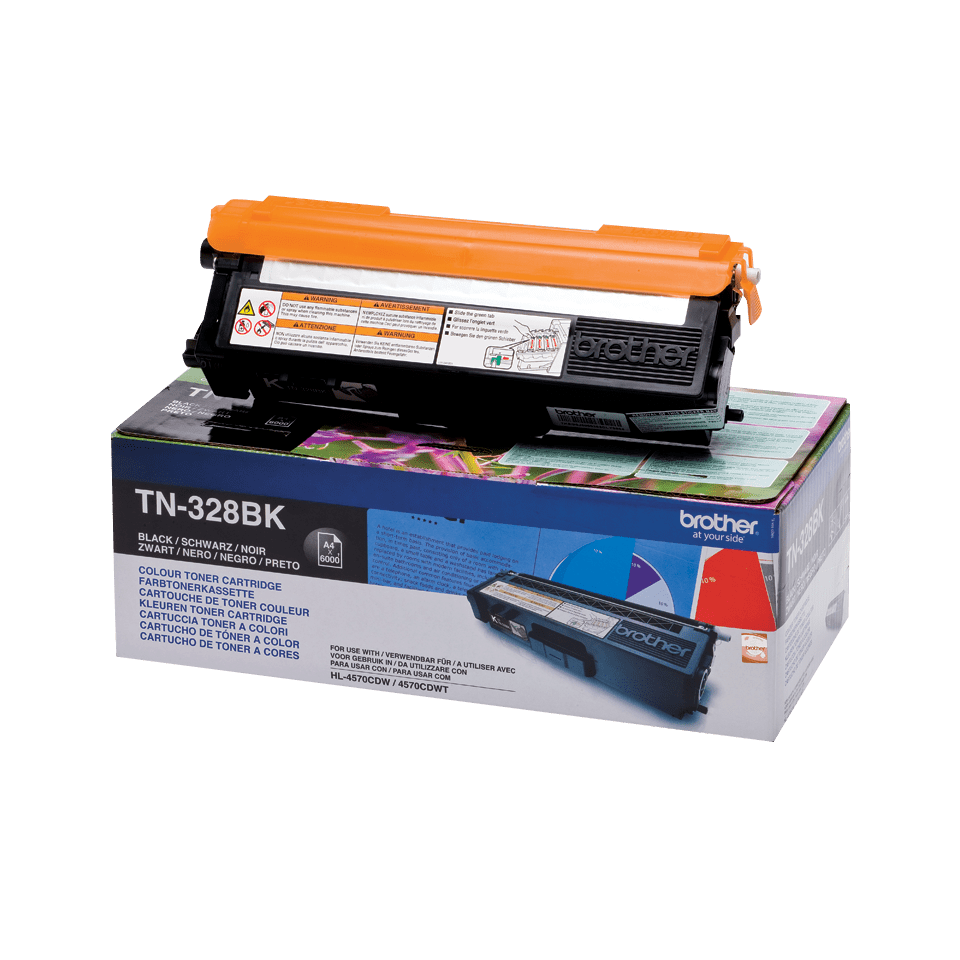 Toner Brother TN-328BK / TN328BK noir XXL, 6 000 pages