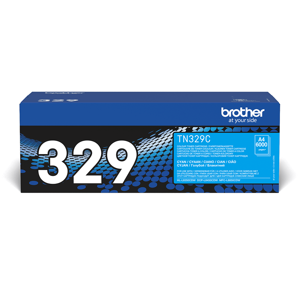 Brother Toner TN-329C / TN329C Cyan, 6.000 Seiten
