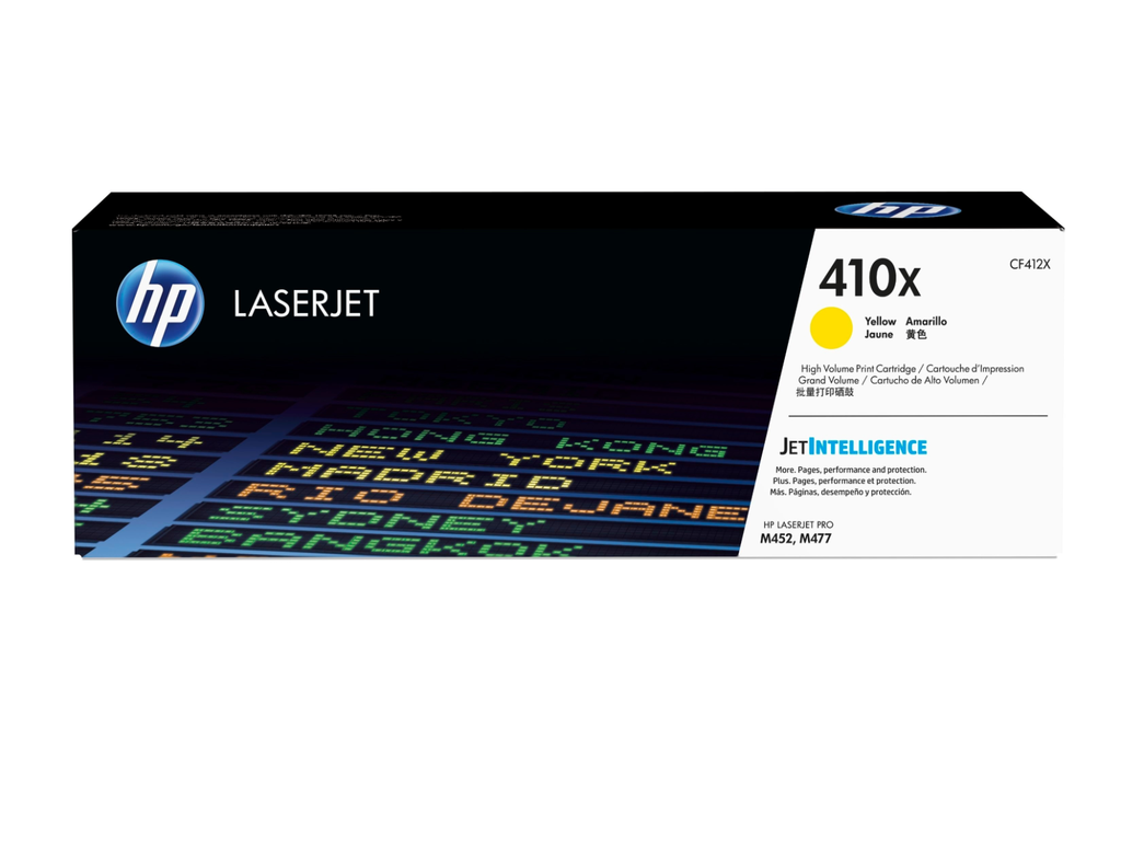Toner HP Contract 410X / CF412XC jaune XL, 5 000 pages