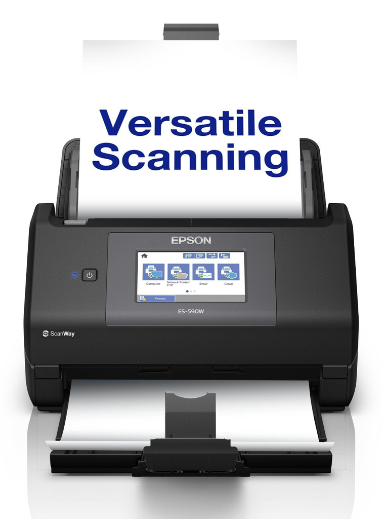 Scanner de documents Epson ES-590W, A4, 45 ppm