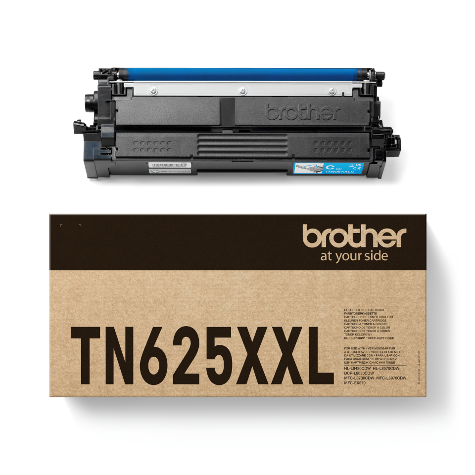 Toner Brother TN-625XXLC / TN625XXLC cyan XXL, 6 500 pages