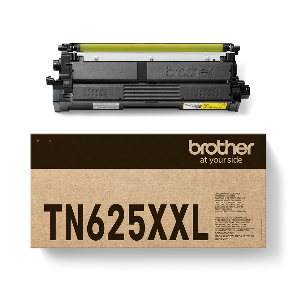 Brother TN-625XXLY / TN625XXLY yellow toner XXL, 6,500 pages