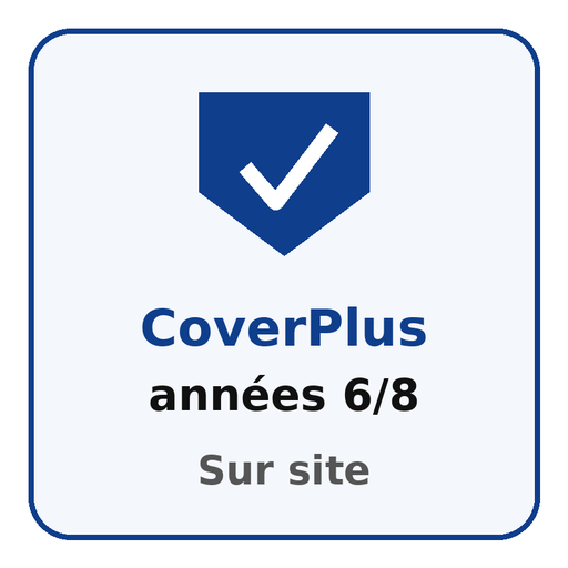 Extension de garantie Epson CoverPlus années 6/8 sur site, pour EP-C800R