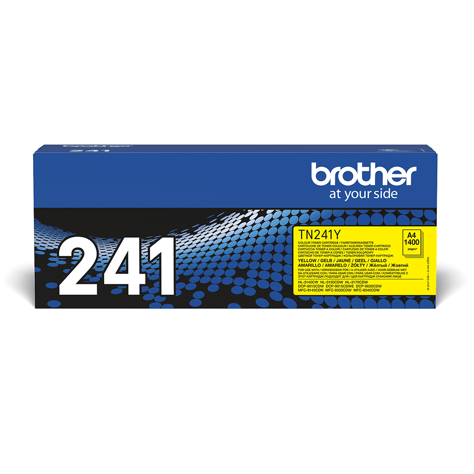 Brother TN-241Y / TN241Y yellow toner, 1,400 pages