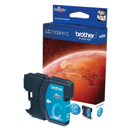 Brother LC-1100HYC / LC1100HYC cyan ink cartridge XL, 750 pages