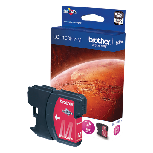 Brother Tintenpatrone LC-1100HYM / LC1100HYM Magenta XL, 750 Seiten