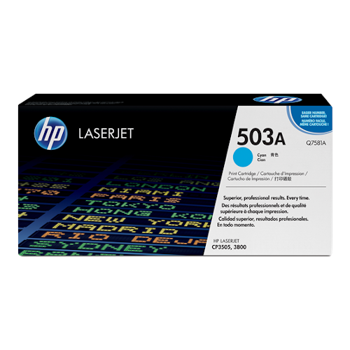 Toner HP 503A cyan, 6 000 pages