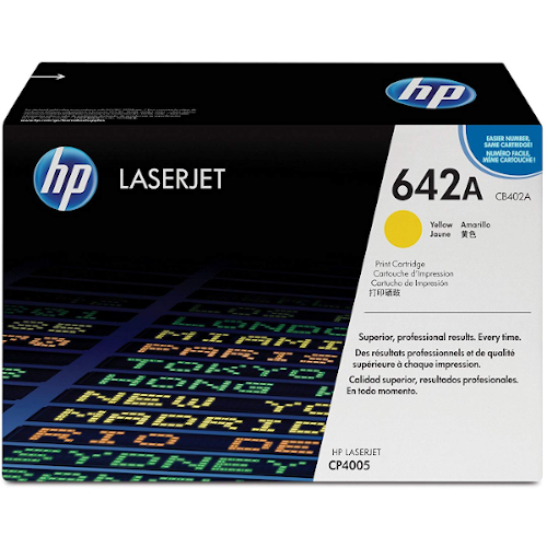 Toner HP 642A jaune, 7 500 pages