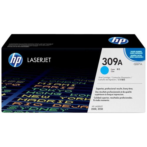 Toner HP 309A cyan, 4 000 pages