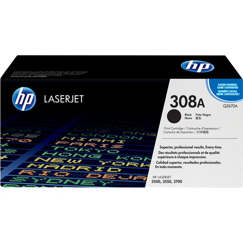 Toner HP 308A noir, 6 000 pages