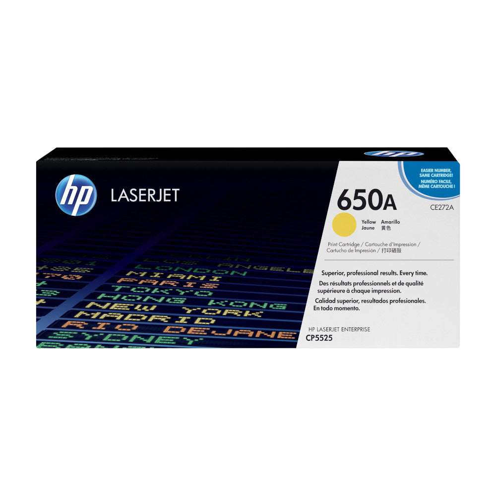 Toner HP 650A jaune, 15 000 pages
