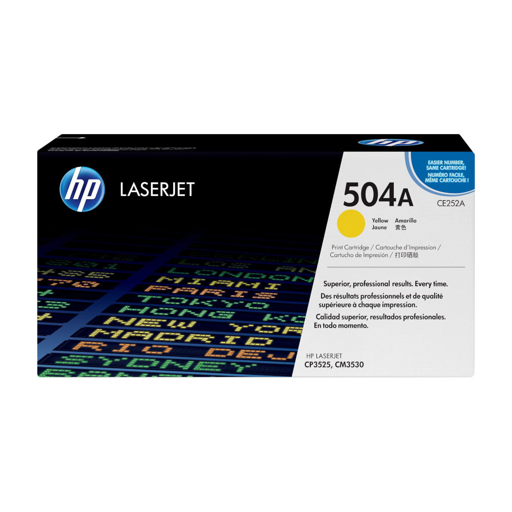 Toner HP 504A jaune, 7 000 pages