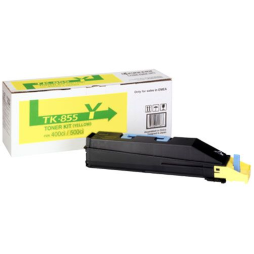 Toner Kyocera TK-855Y / TK855Y jaune, 18 000 pages