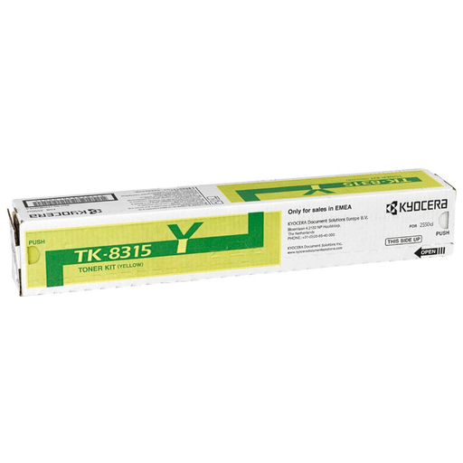 Toner Kyocera TK-8315Y jaune, 6 000 pages