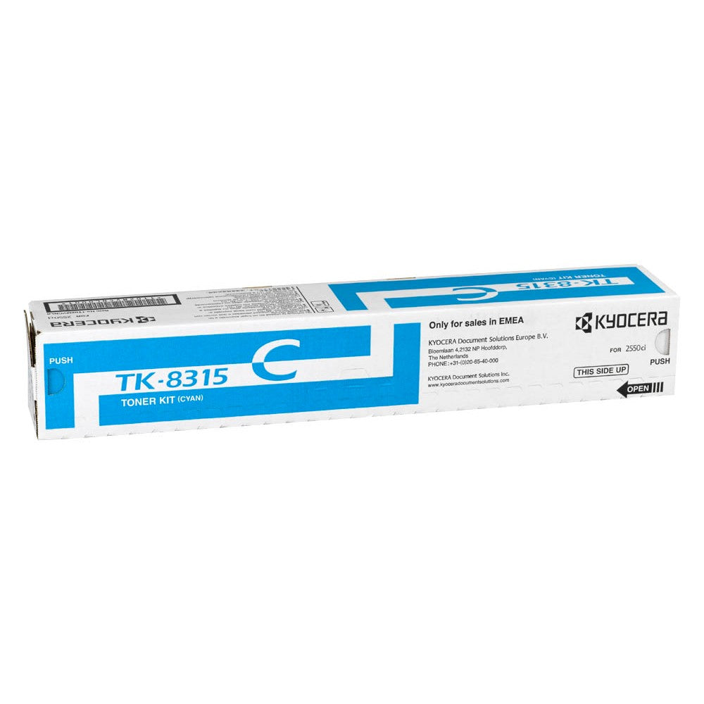 Kyocera TK-8315C cyan toner, 6,000 pages