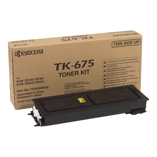 Toner Kyocera TK-675 noir, 20 000 pages