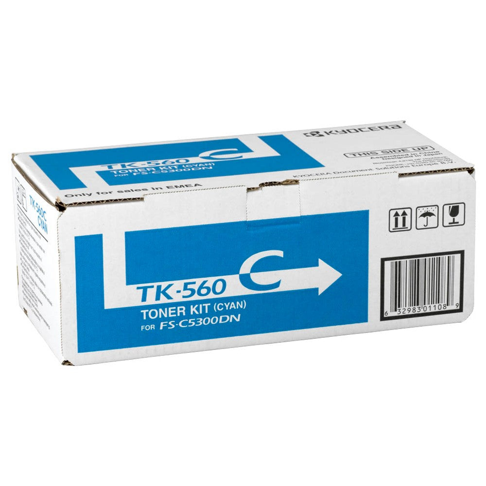 Toner Kyocera TK-560C Cyan, 10.000 Seiten