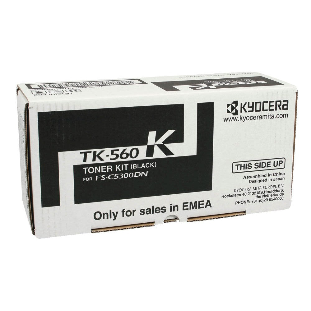 Kyocera TK-560K black toner, 12,000 pages