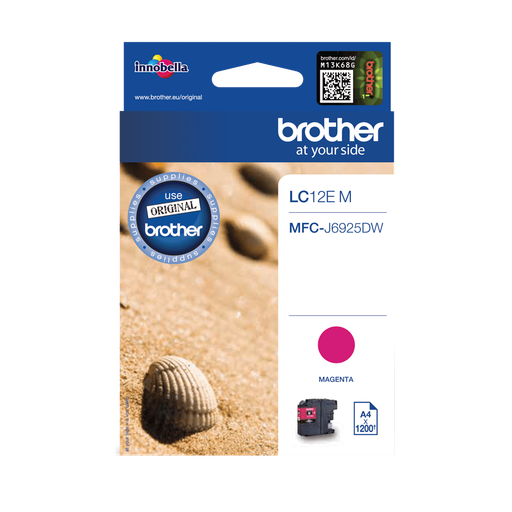 Brother LC-12EM / LC12EM magenta ink cartridge, 1,200 pages