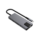 Station d'accueil USB-C 10 en 1 ProXtend USBC-MULTI10-001, HDMI 4K, RJ-45, PD 100 W