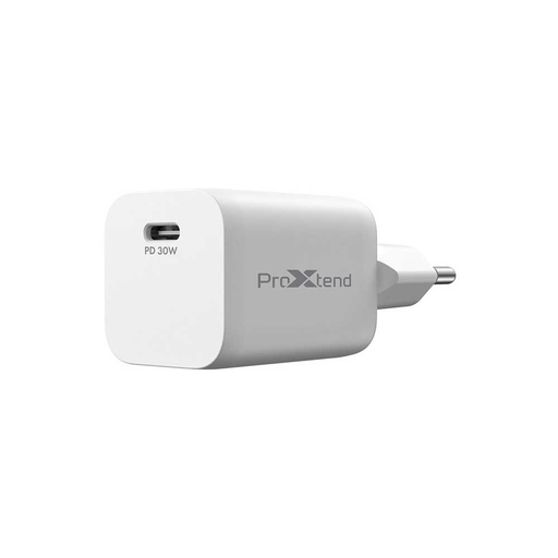 ProXtend PX-PD30P1EU 30-W-USB-C-Ladegerät, Power Delivery, weiß