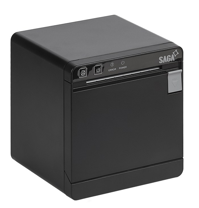 SAGA SGPR-300II 80-mm-Thermo-Bondrucker, USB / Ethernet, 230 mm/s, Papierausgabe vorne
