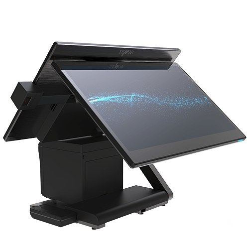 SAGA X 15.6 11,6-Zoll-Kundendisplay für Kassenterminal, In das X-Terminal integriert, Ohne sichtbares Kabel