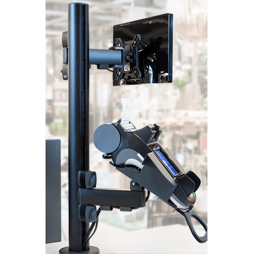 SAGA QuickMount 75 VESA-75-Adapter für Kassenterminal, Wandmontage