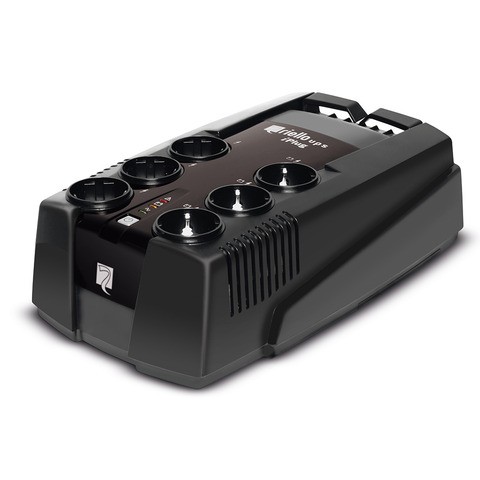 Onduleur line-interactive 600 VA Riello iPlug 600, 360 W, 3 prises françaises, USB