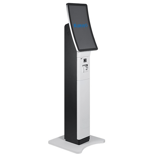 SAGA KURVEO 23.6 23.6 inch curved screen self-ordering kiosk, Windows 11, Core i5-1035U, 165 cm column version