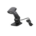 Douchette codes-barres 2D filaire SAGA SGBS-360, Imager 1D/2D, USB, Support inclus