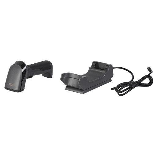 SAGA SGBS-960 Kabelloser 2D-Barcodescanner, 1D/2D-Imager, 2600-mAh-Akku, USB-Ladestation