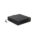 SAGA SGDK-330 compact automatic opening cash drawer, 330 x 360 x 80 mm, 4 bills / 8 coins, black