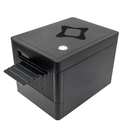Imprimante linerless 80 mm SAGA SGPL-207, USB, série et Ethernet, 152 mm/s, Massicot automatique