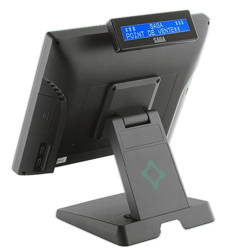 SAGA SGD200CU 2 line customer display, for CUBO POS terminals