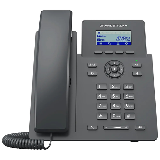 Téléphone de bureau SIP Grandstream GRP2601P, 2 lignes, PoE, conférence à 5
