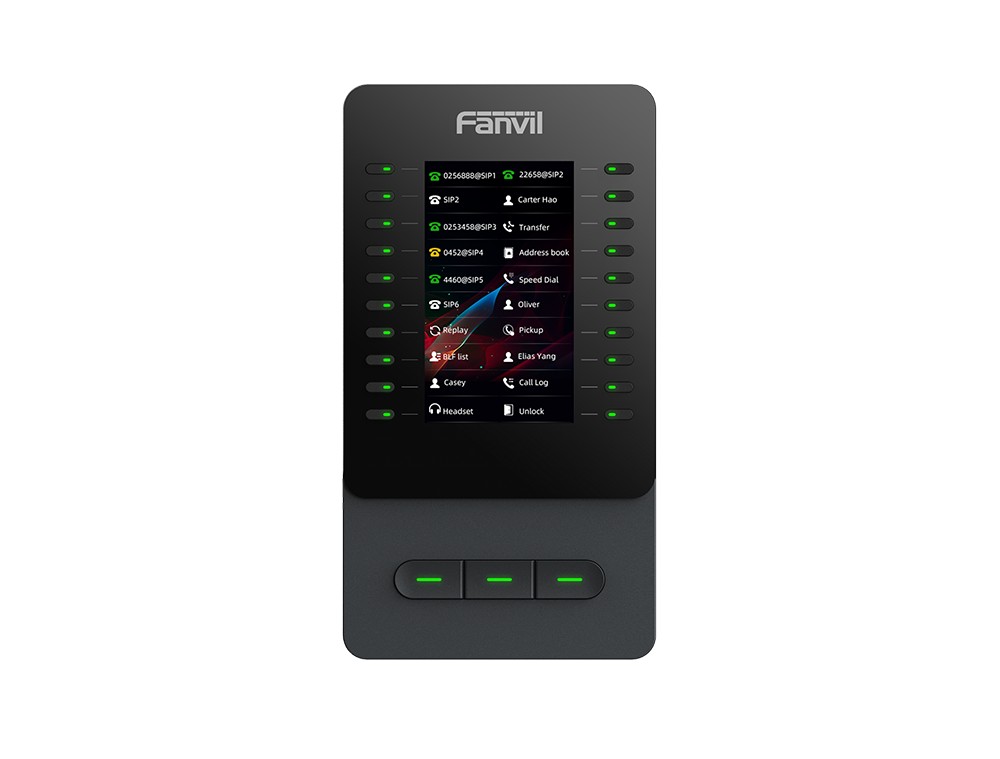 Module d'extension Fanvil EM60, 60 touches, écran couleur 4,3", pour Fanvil V65, V66, V66 Pro et V67